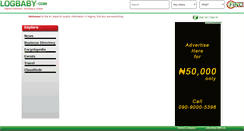 Desktop Screenshot of logbaby.com